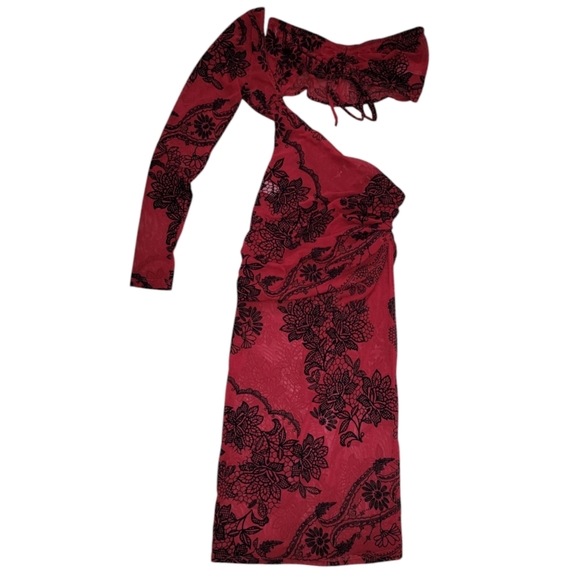 Red/Black Skirt Set - Picture 4 of 10